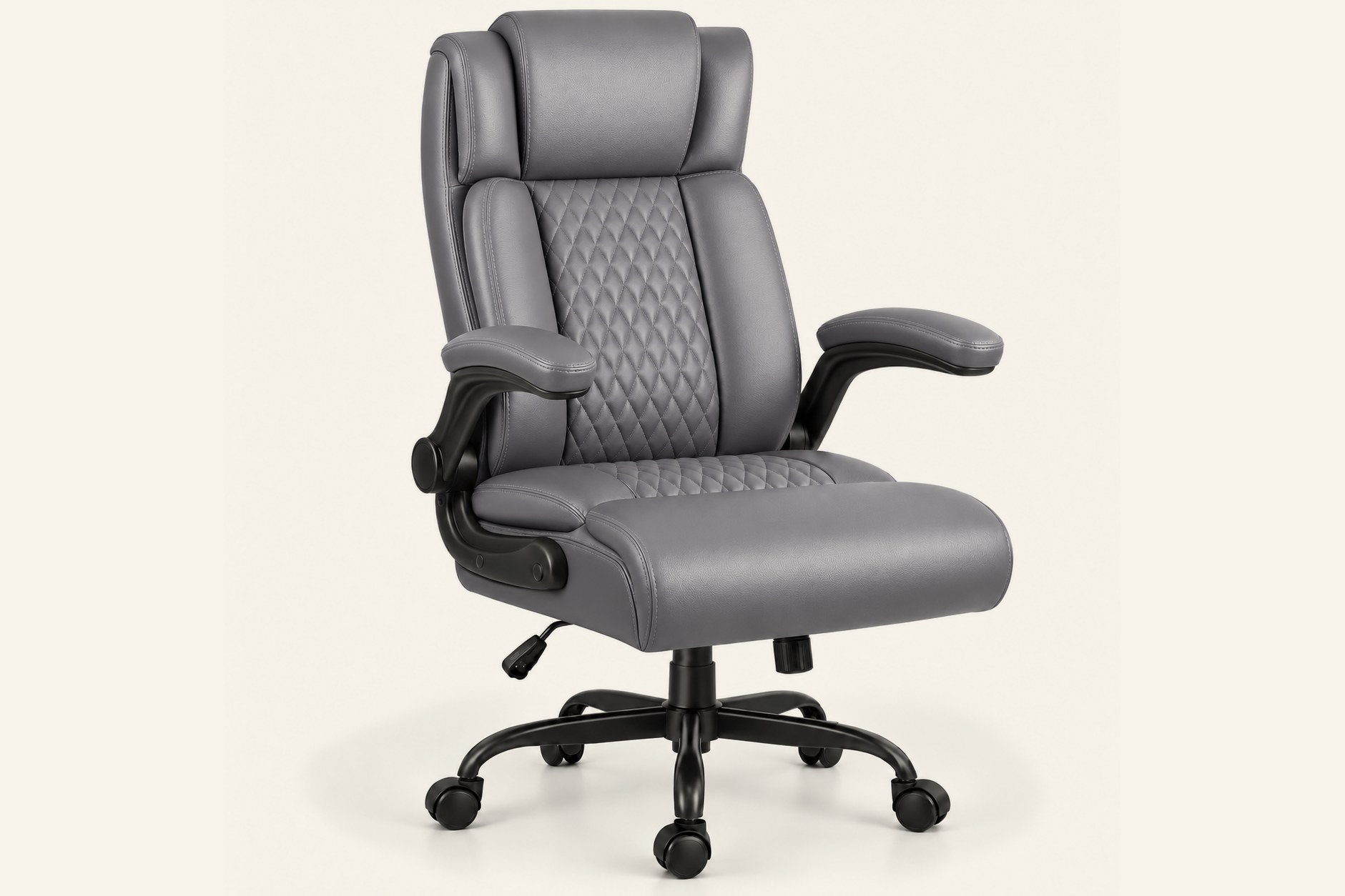 Executive chair with flip up arms