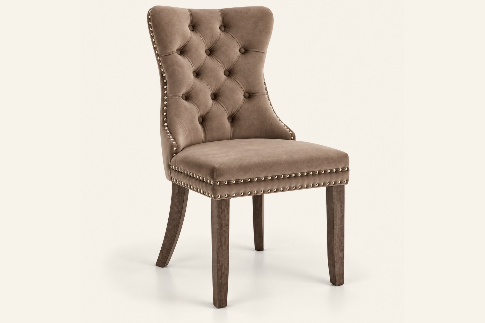 Buttoned dining chair